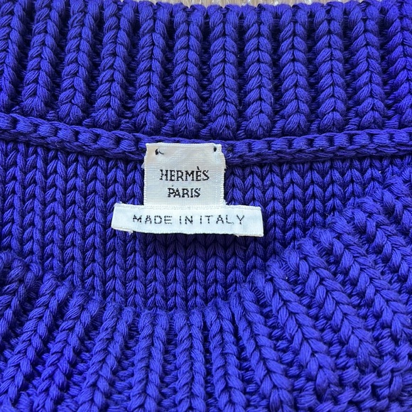 Vintage Hermes Sweater Tank Top Size 38 - Picture 2 of 6